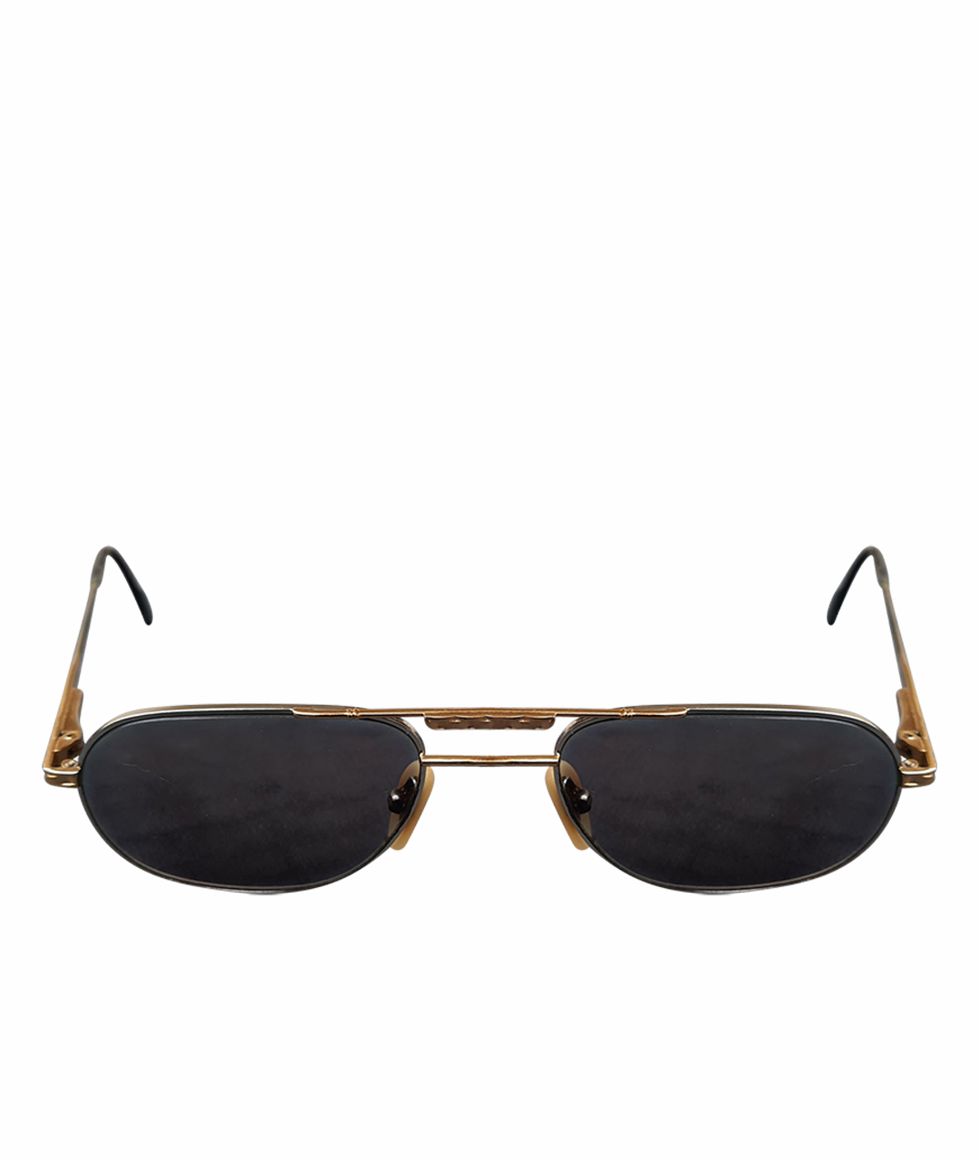 TIFFANY&CO Золотые металлические солнцезащитные очки, фото 1