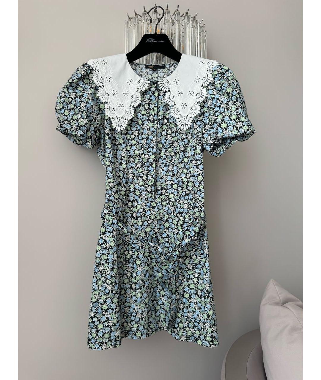 MAJE Мульти хлопковое повседневное платье, фото 2