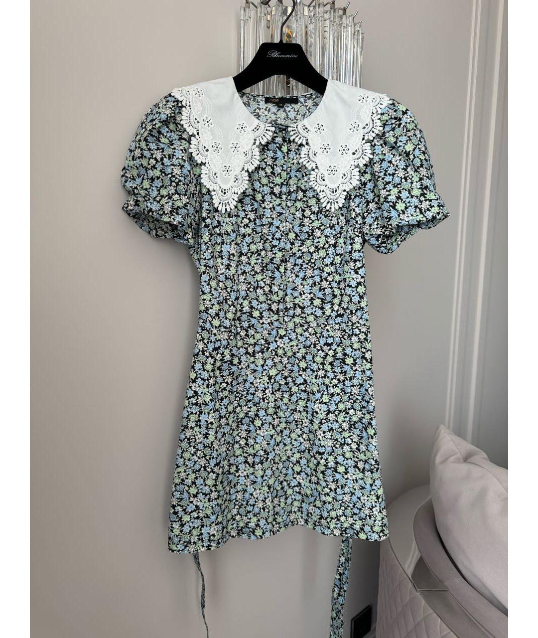 MAJE Мульти хлопковое повседневное платье, фото 6