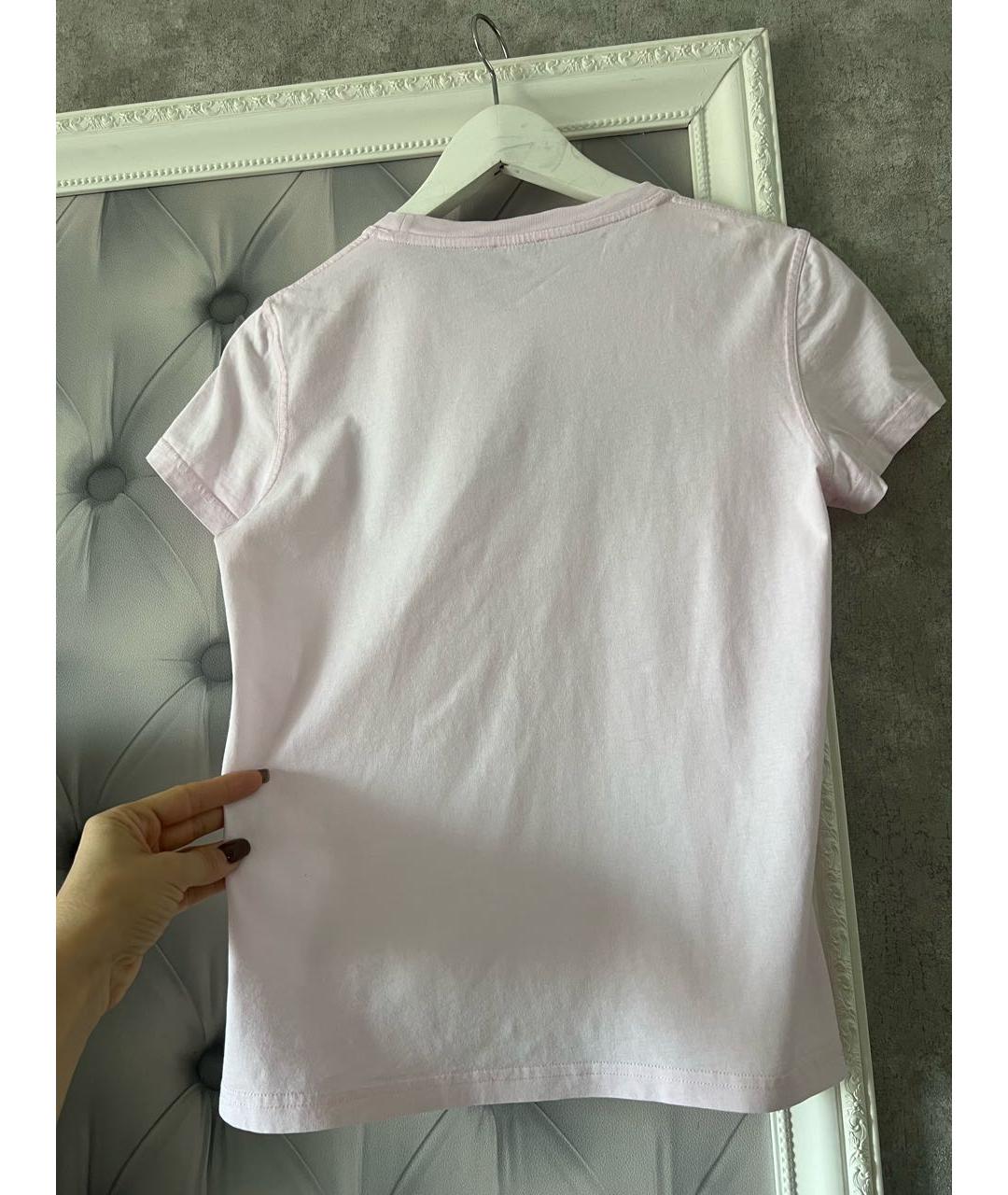 KENZO Розовая хлопковая футболка, фото 2