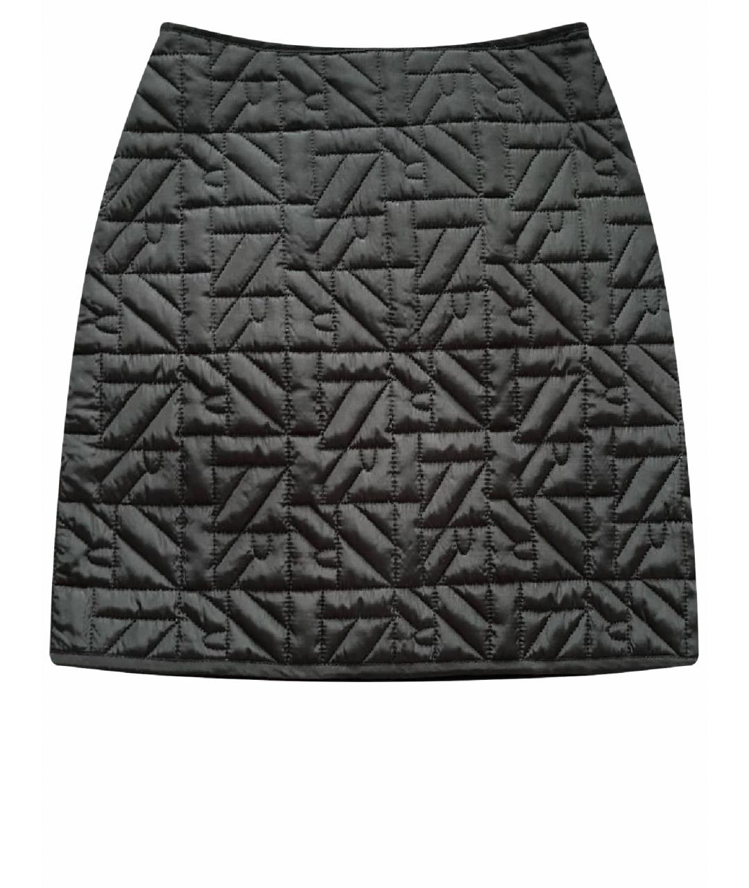 NINA RICCI Черная полиэстеровая юбка мини, фото 1