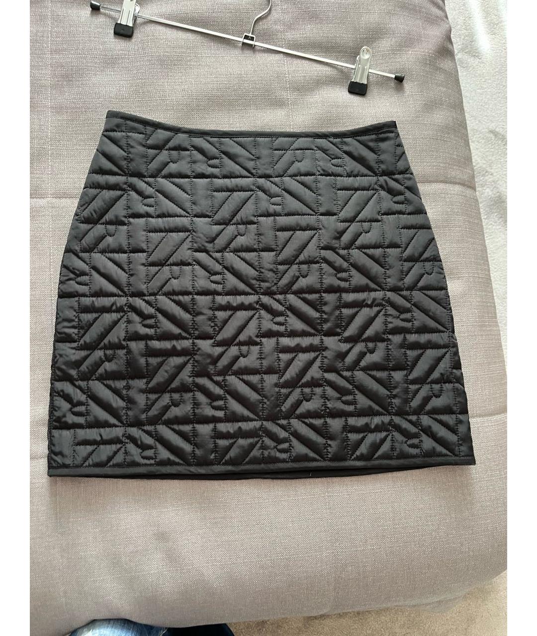 NINA RICCI Черная полиэстеровая юбка мини, фото 7