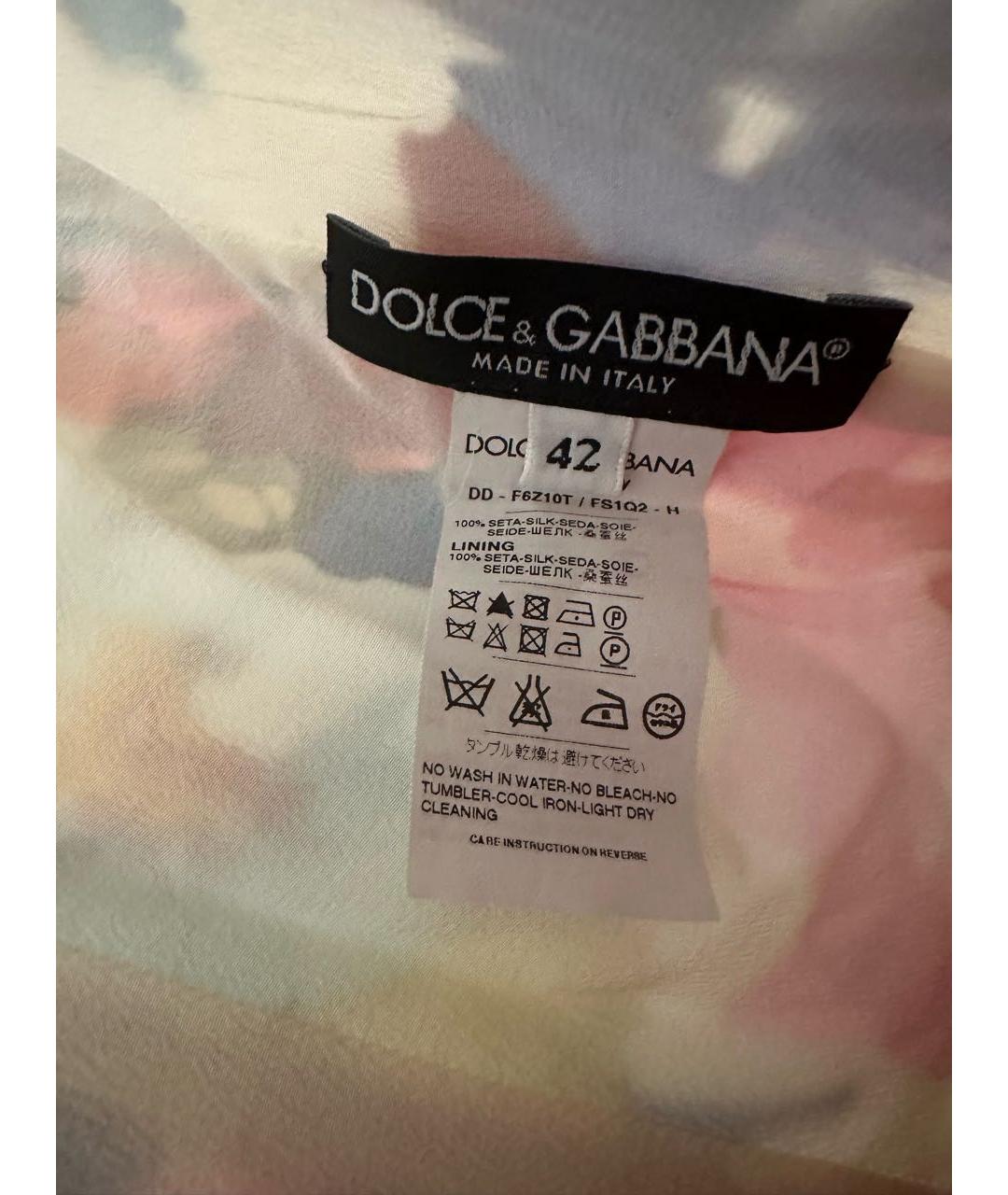 DOLCE&GABBANA Шелковый сарафан, фото 5