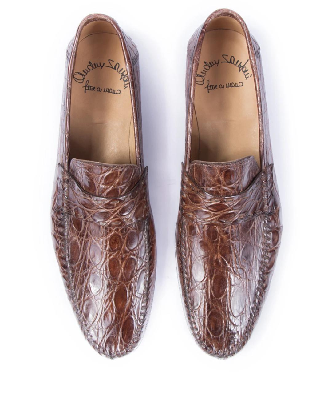SANTONI Коричневые лоферы, фото 2
