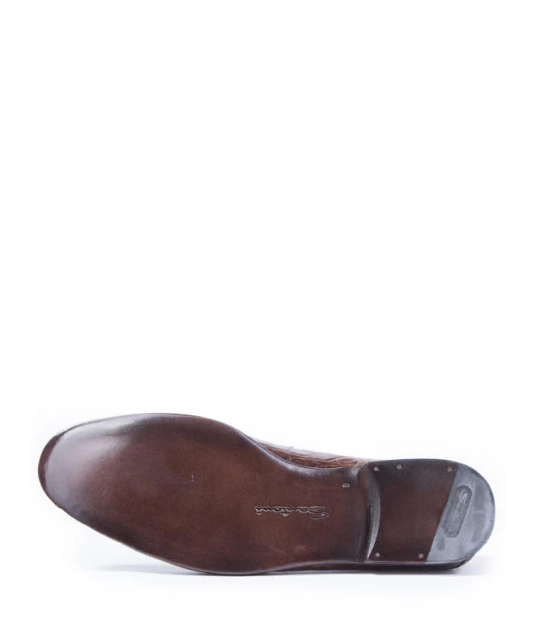 SANTONI Коричневые лоферы, фото 6