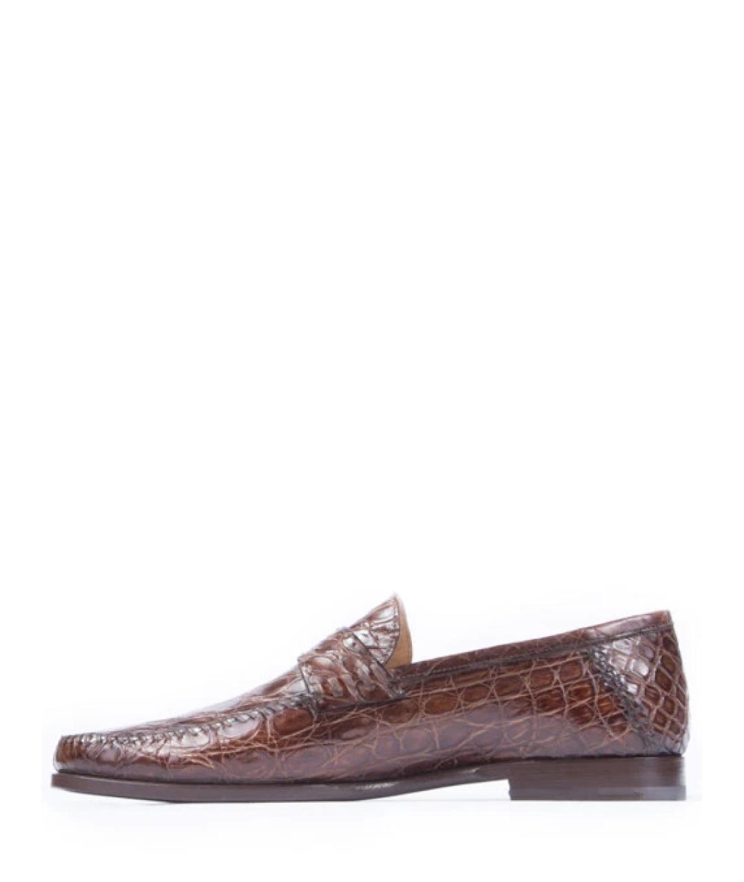 SANTONI Коричневые лоферы, фото 3