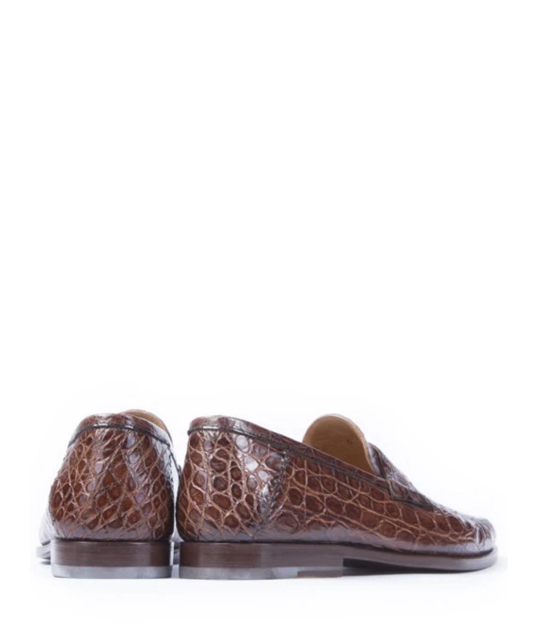 SANTONI Коричневые лоферы, фото 4