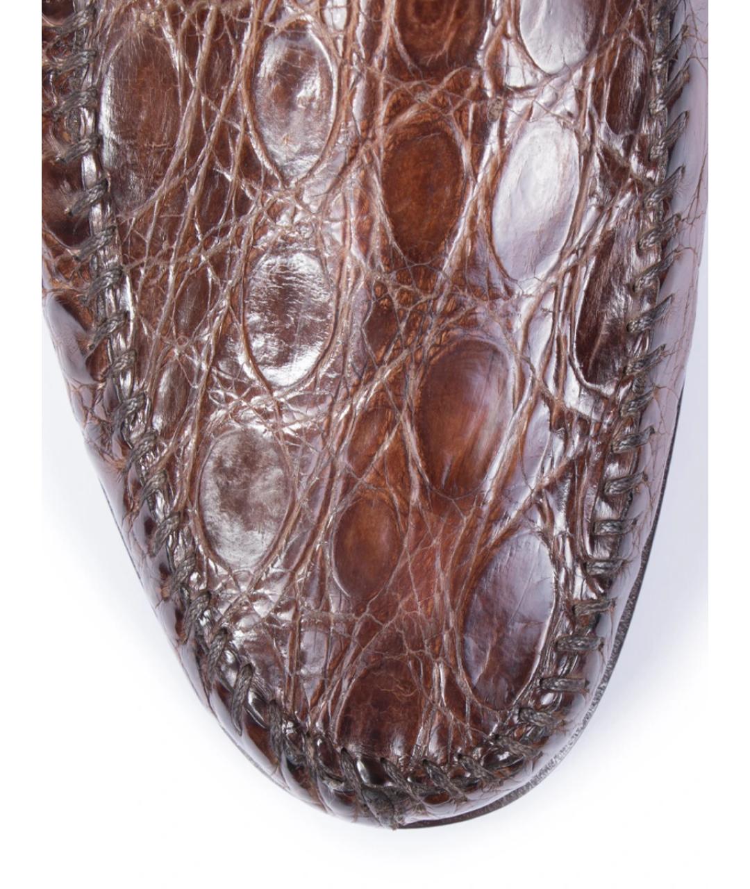 SANTONI Коричневые лоферы, фото 5