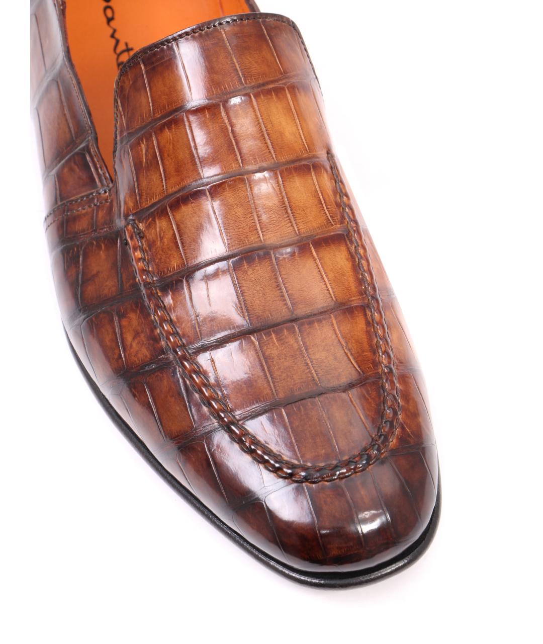 SANTONI Коричневые лоферы, фото 5