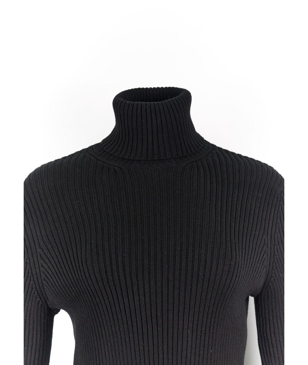 BALENCIAGA Черный хлопковый джемпер / свитер, фото 4