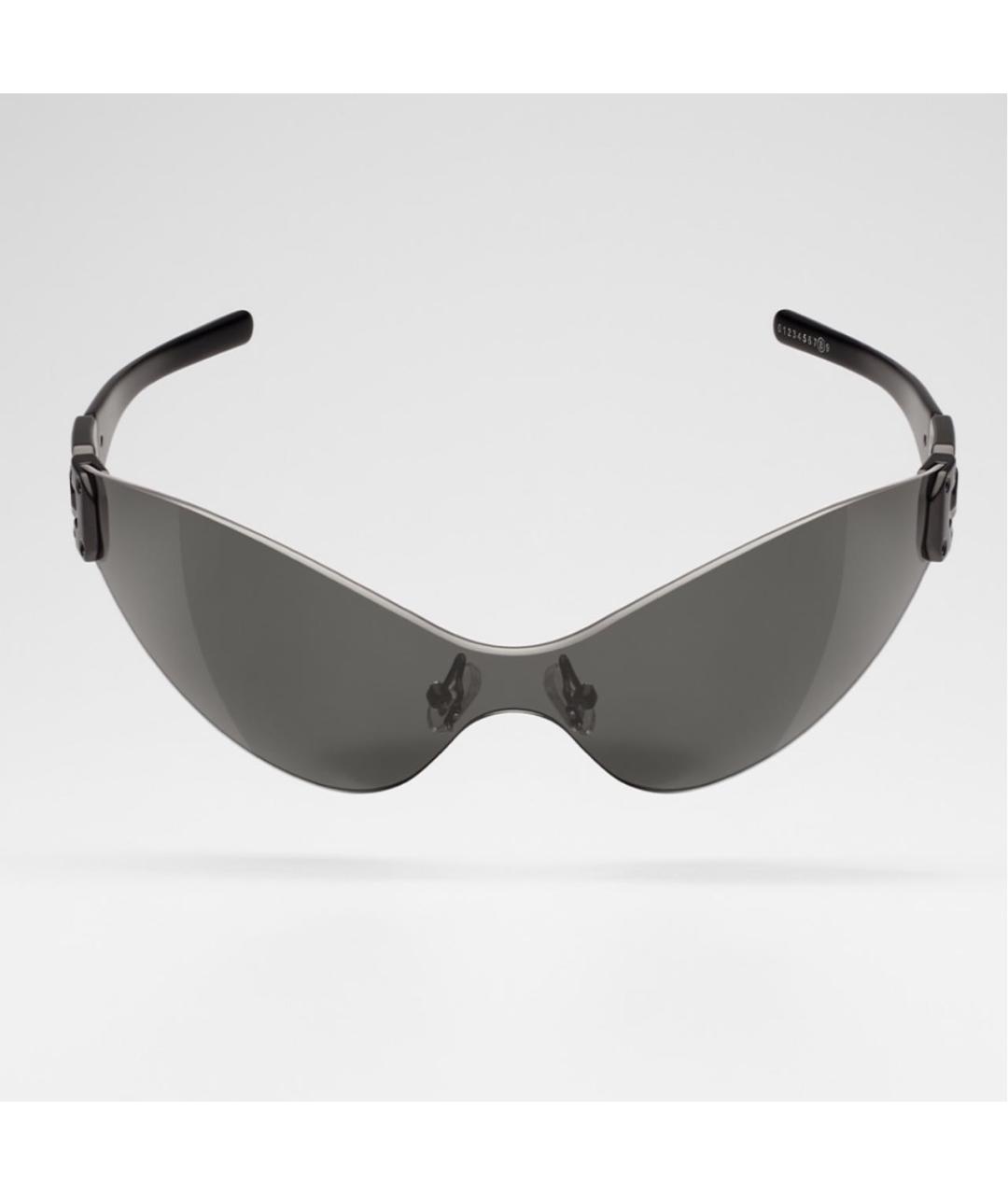 GENTLE MONSTER Черные металлические солнцезащитные очки, фото 8