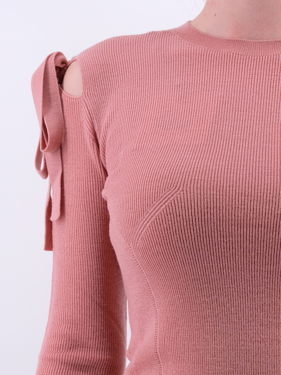 RED VALENTINO Розовый шерстяной джемпер / свитер, фото 4
