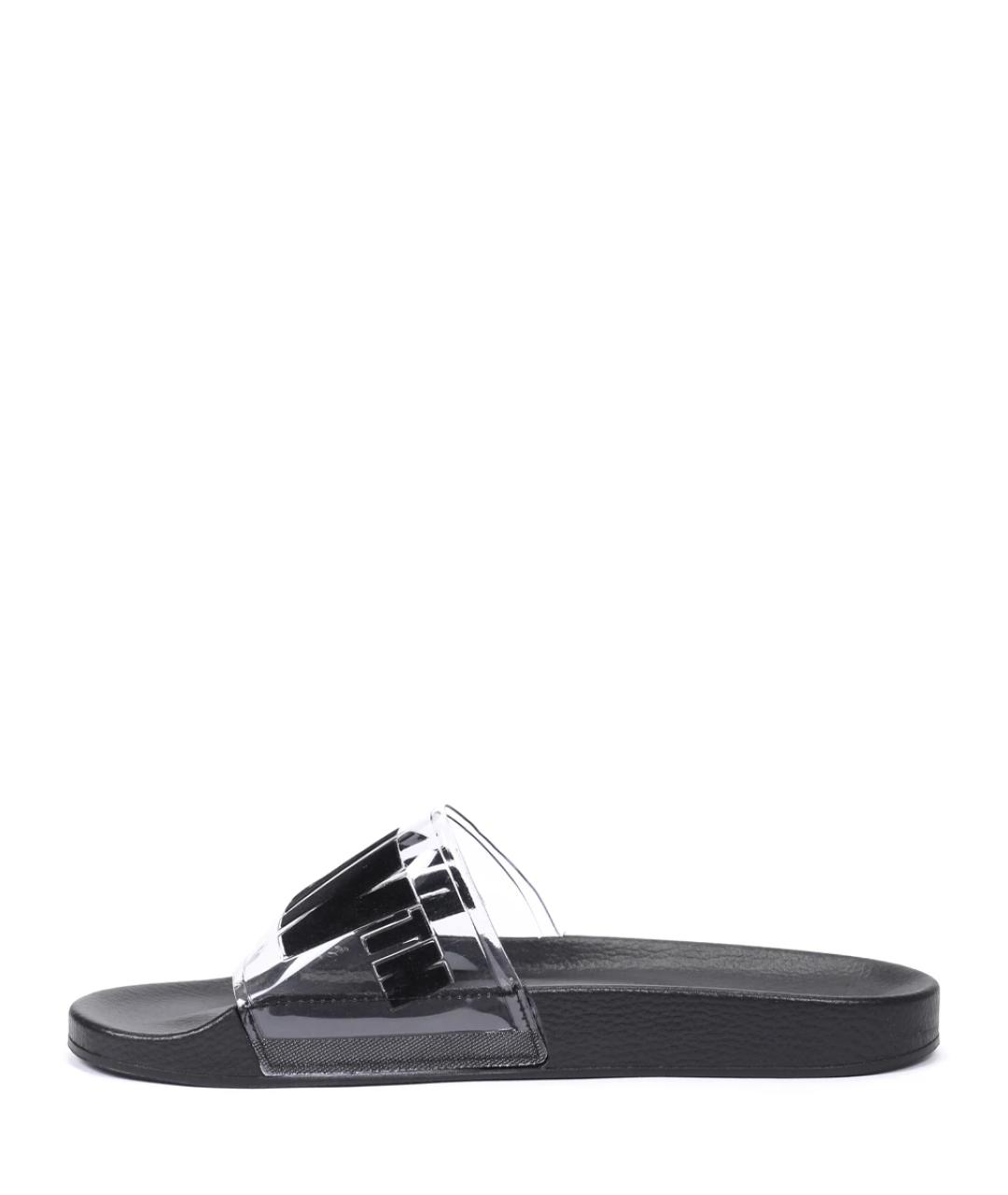 PHILIPP PLEIN Черные шлепанцы, фото 3