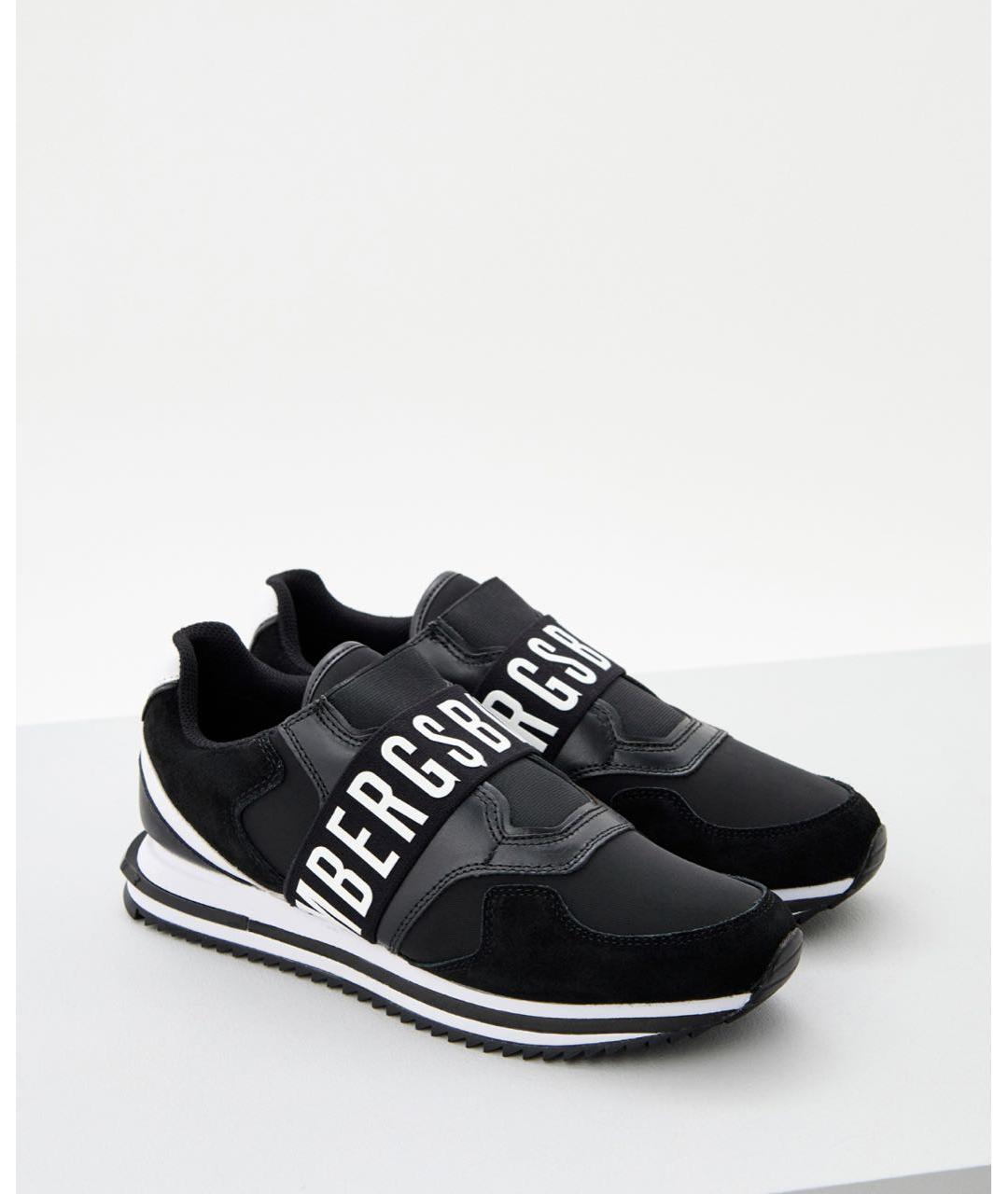 BIKKEMBERGS Черные замшевые кроссовки, фото 4