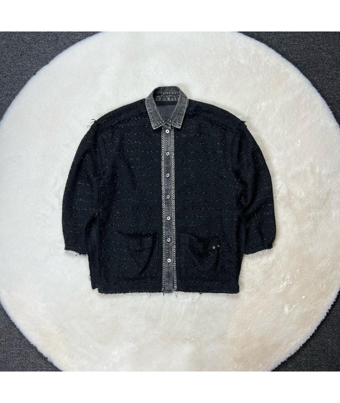 DIESEL Черная полиэстеровая куртка, фото 9