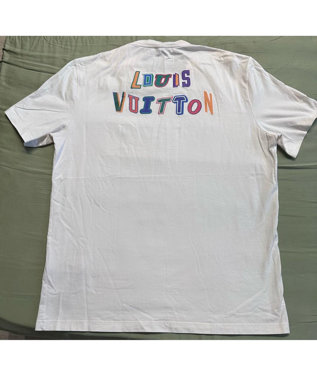 LOUIS VUITTON PRE-OWNED Белая футболка, фото 2