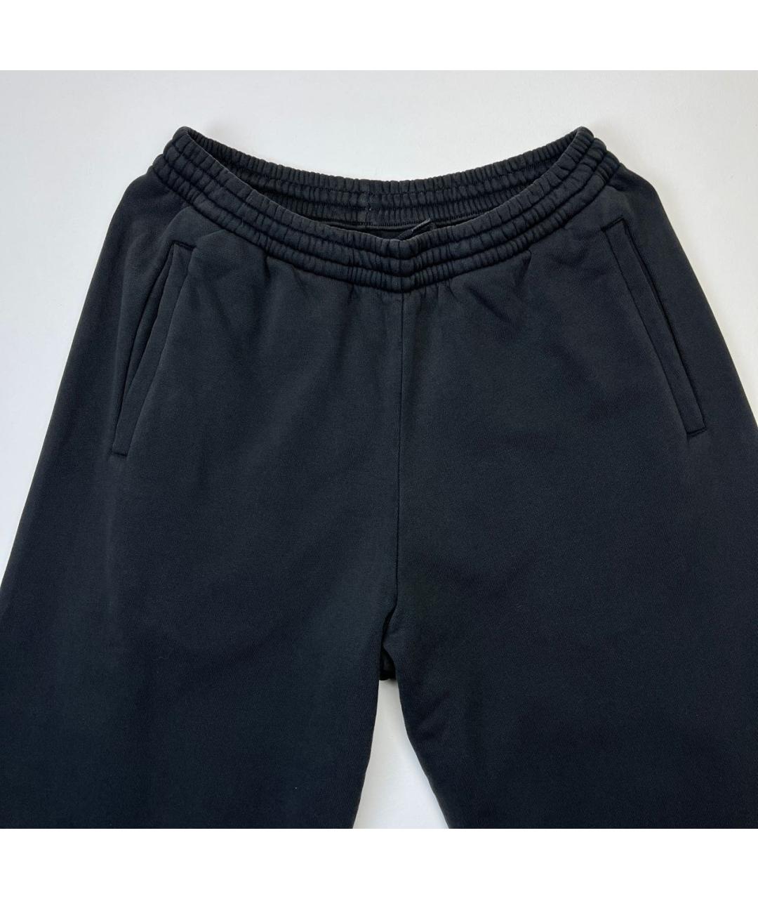 YEEZY Черные хлопковые брюки широкие, фото 3