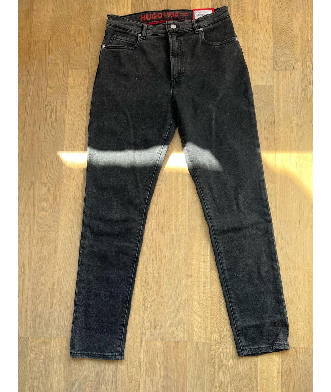 HUGO BOSS Черные прямые джинсы, фото 6
