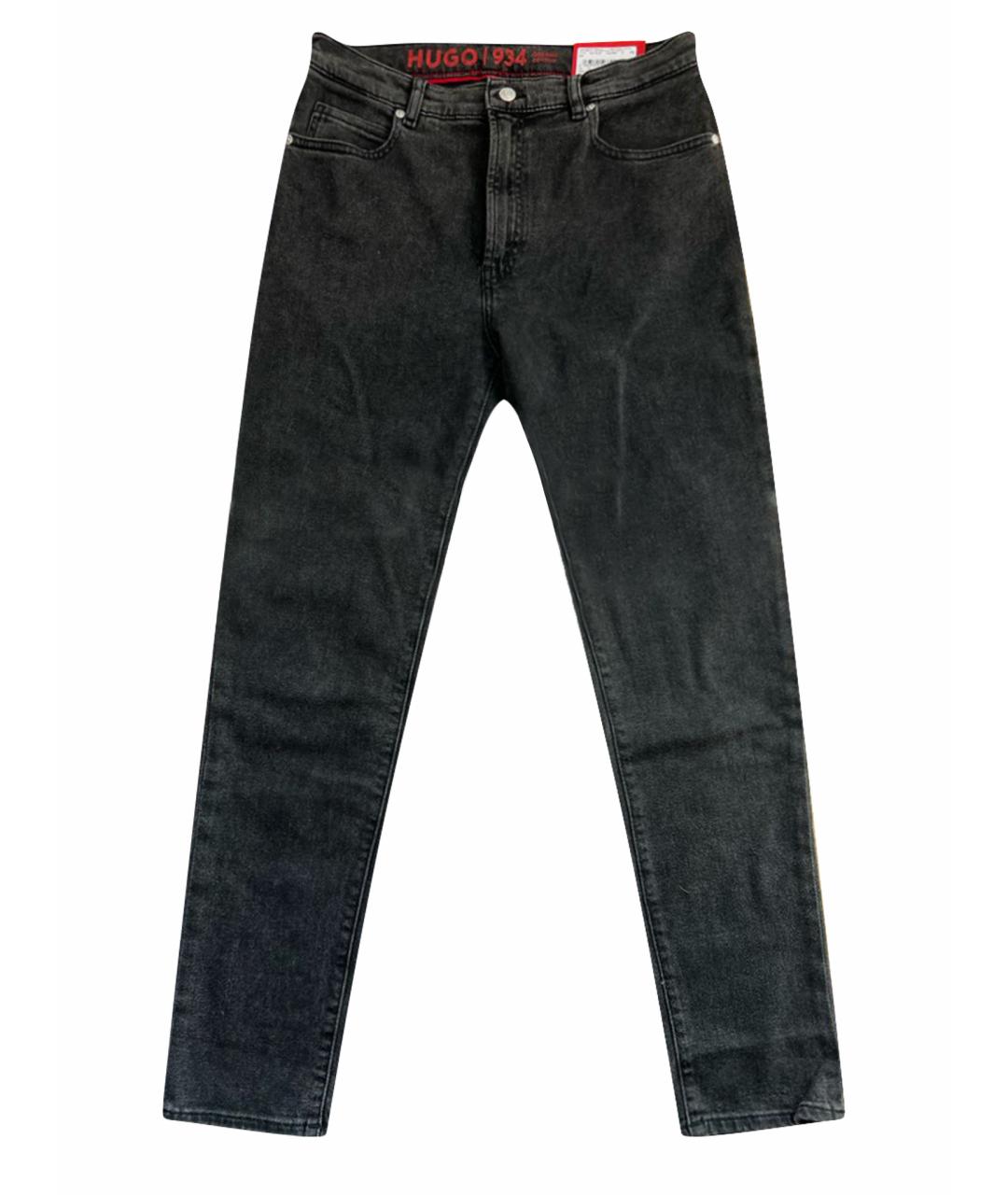 HUGO BOSS Черные прямые джинсы, фото 1