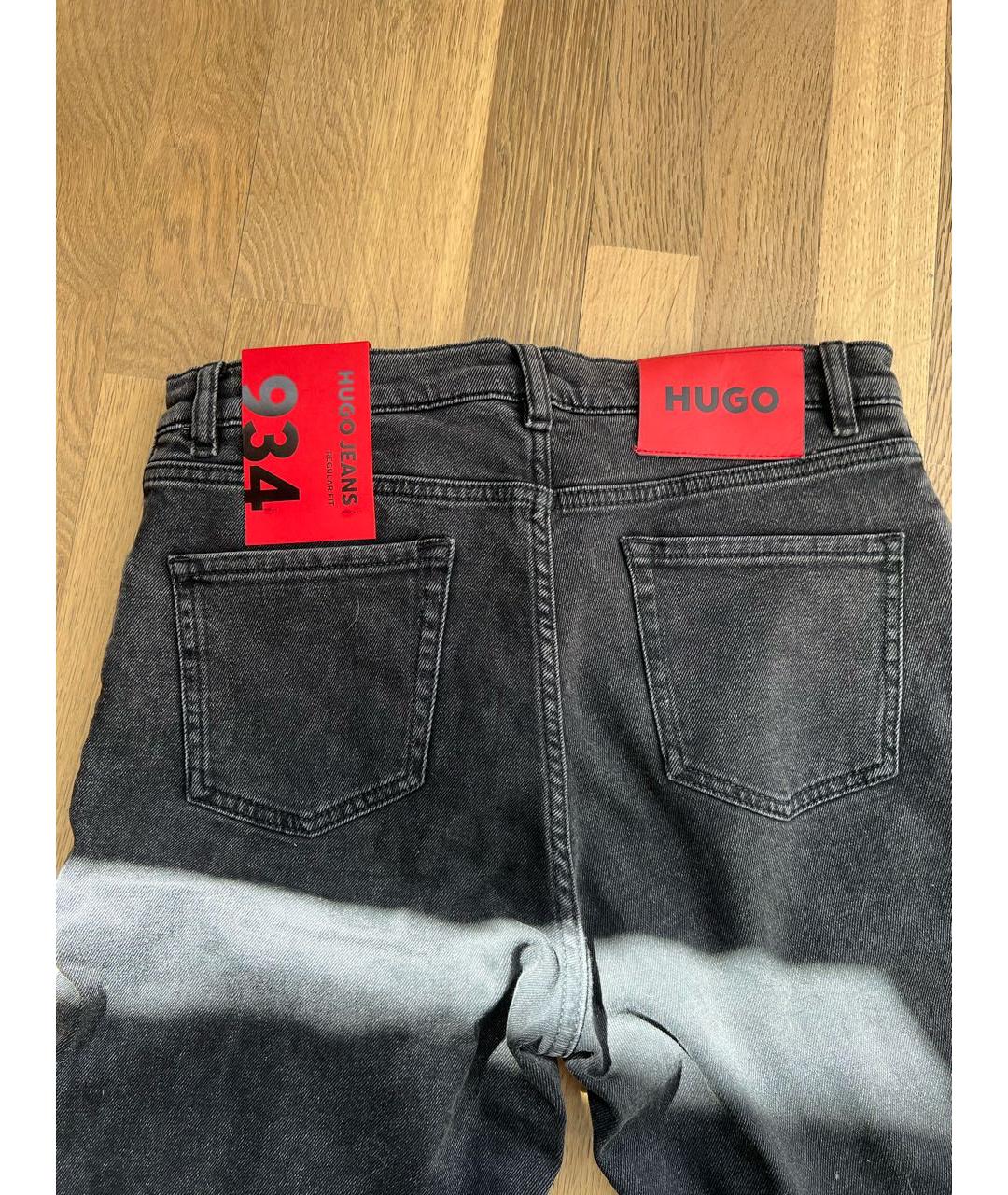 HUGO BOSS Черные прямые джинсы, фото 2