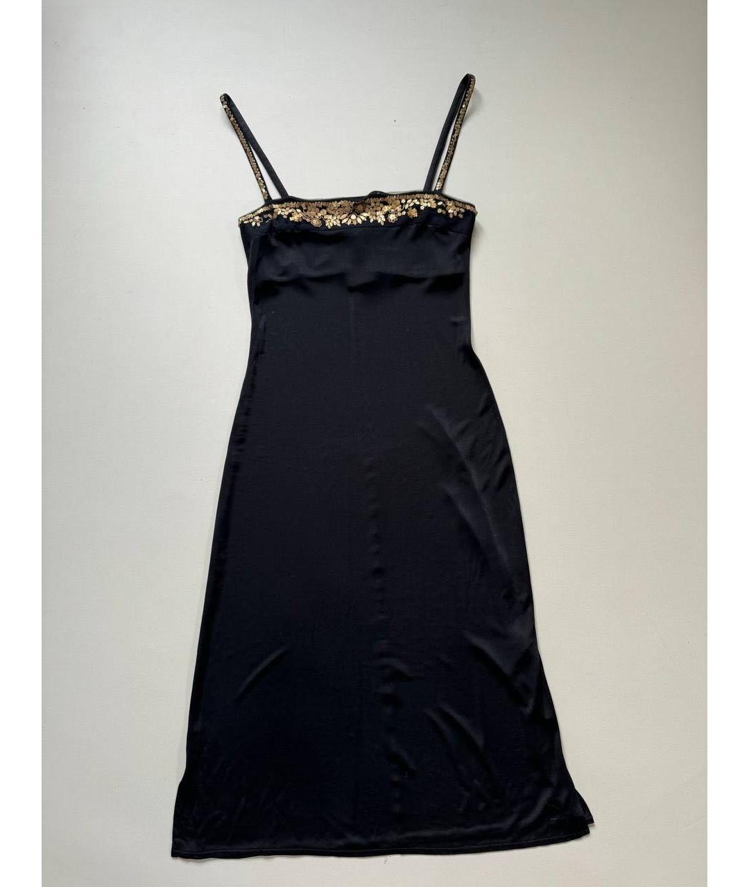 LA PERLA Черное полиамидовое коктейльное платье, фото 9