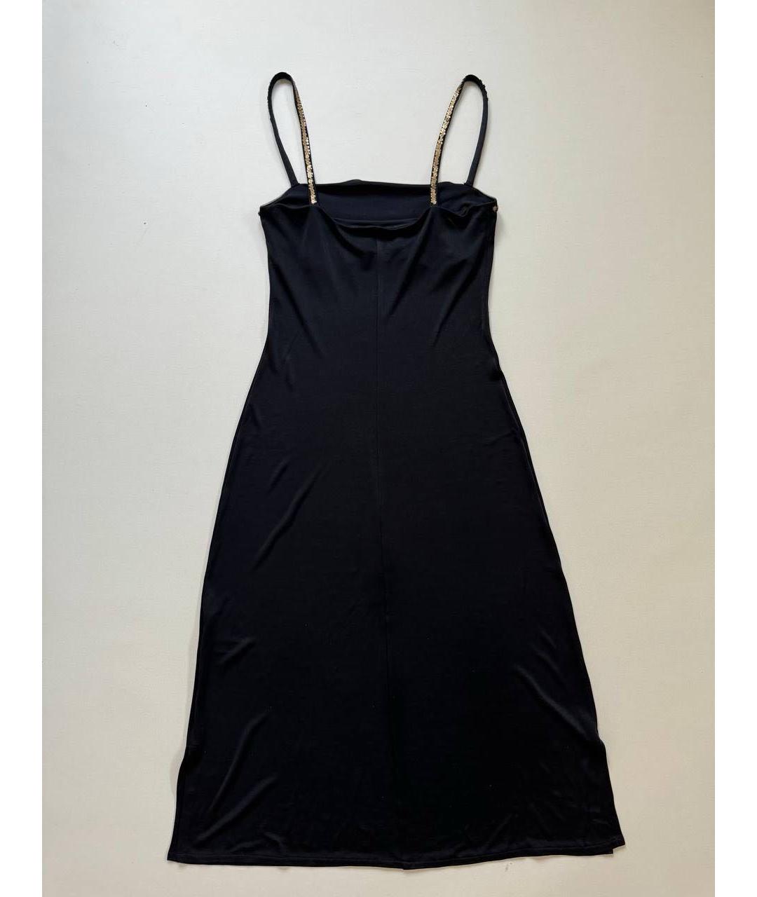 LA PERLA Черное полиамидовое коктейльное платье, фото 2