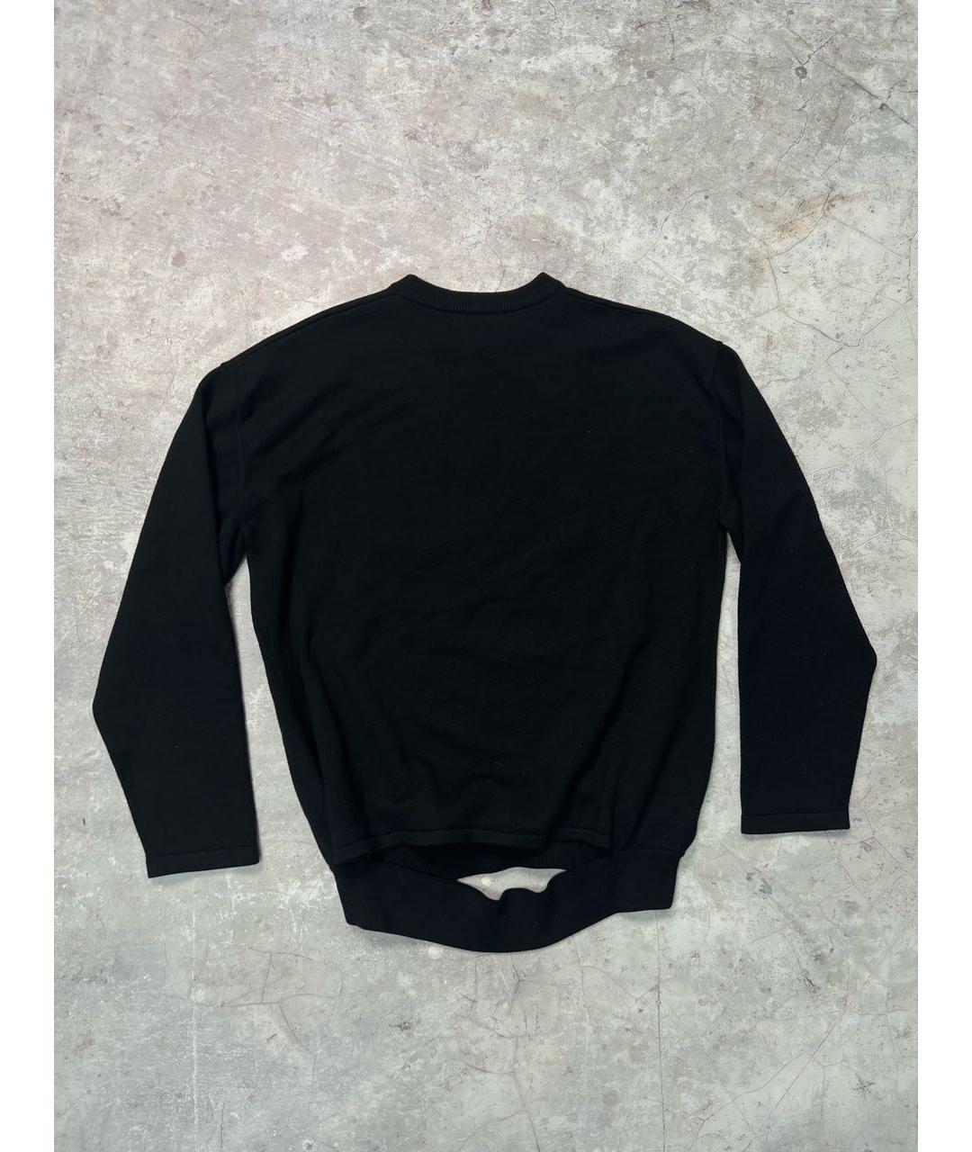 BALENCIAGA Черный шерстяной джемпер / свитер, фото 2