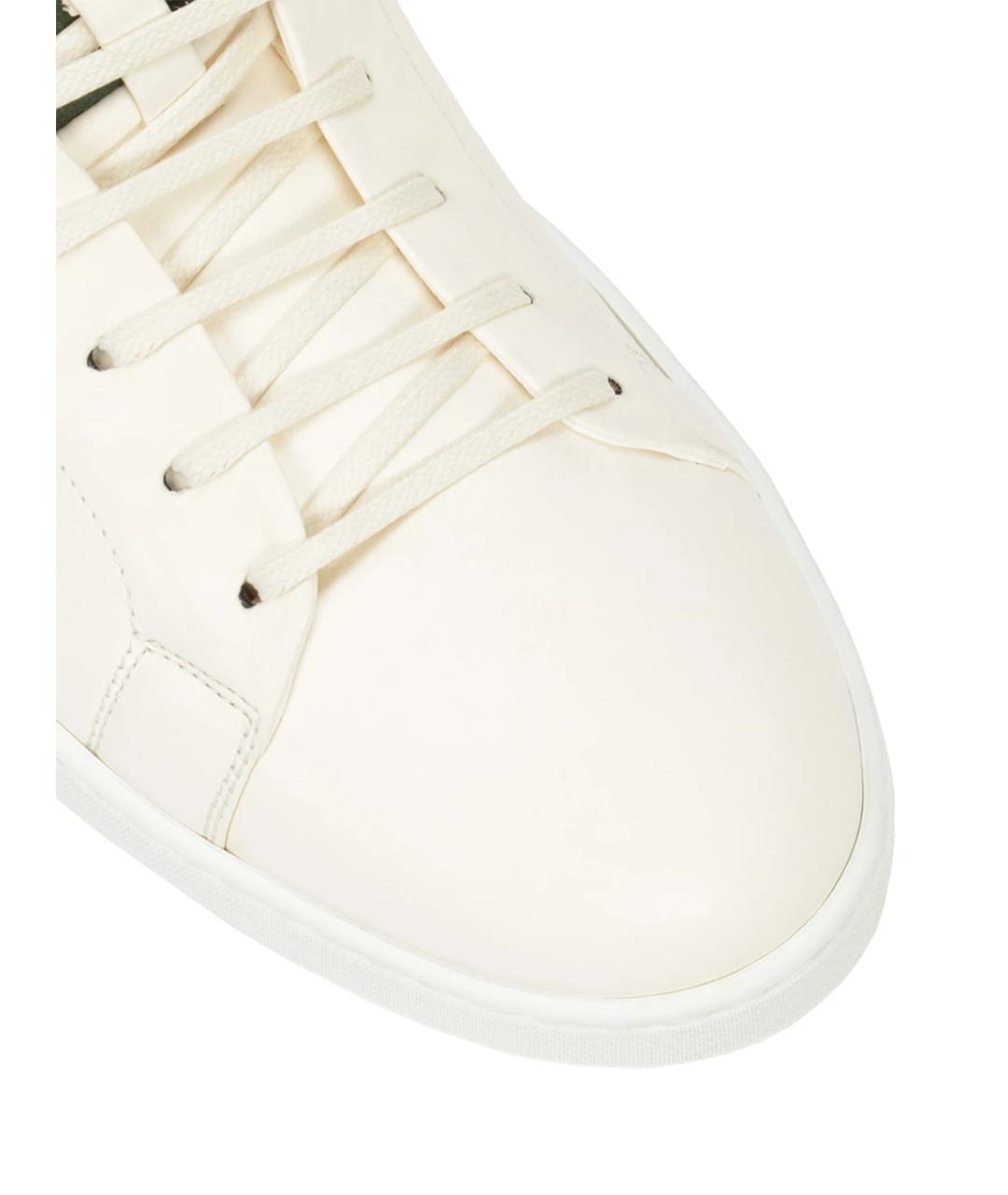 KITON Белые низкие кроссовки / кеды, фото 5