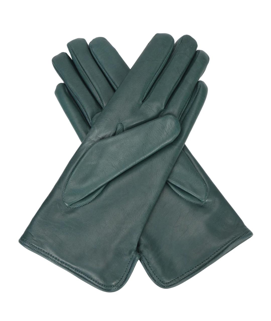 KITON Зеленые перчатки, фото 2