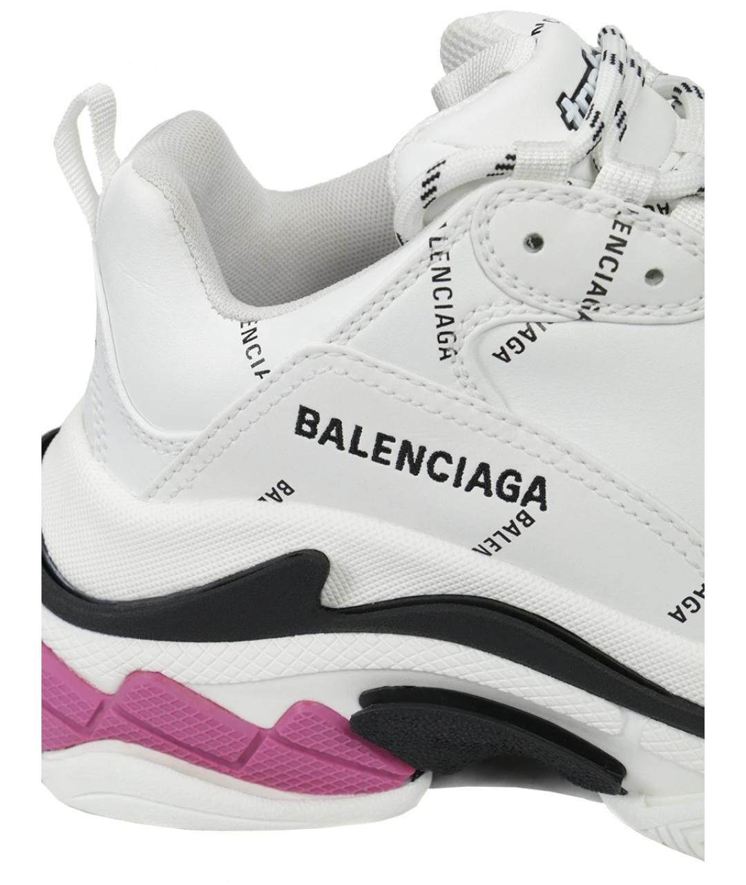 BALENCIAGA Белые кроссовки, фото 5