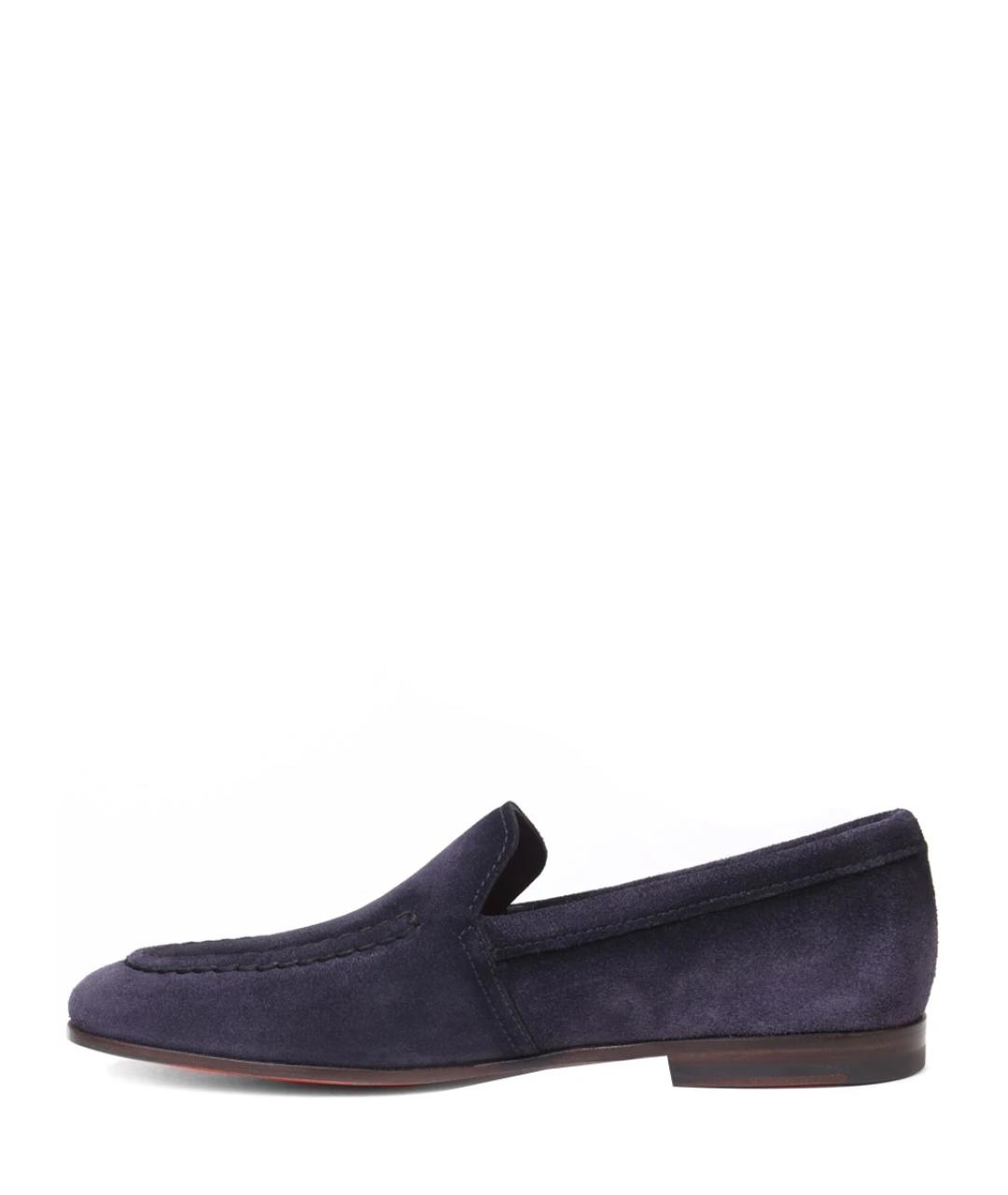 SANTONI Синие лоферы, фото 3