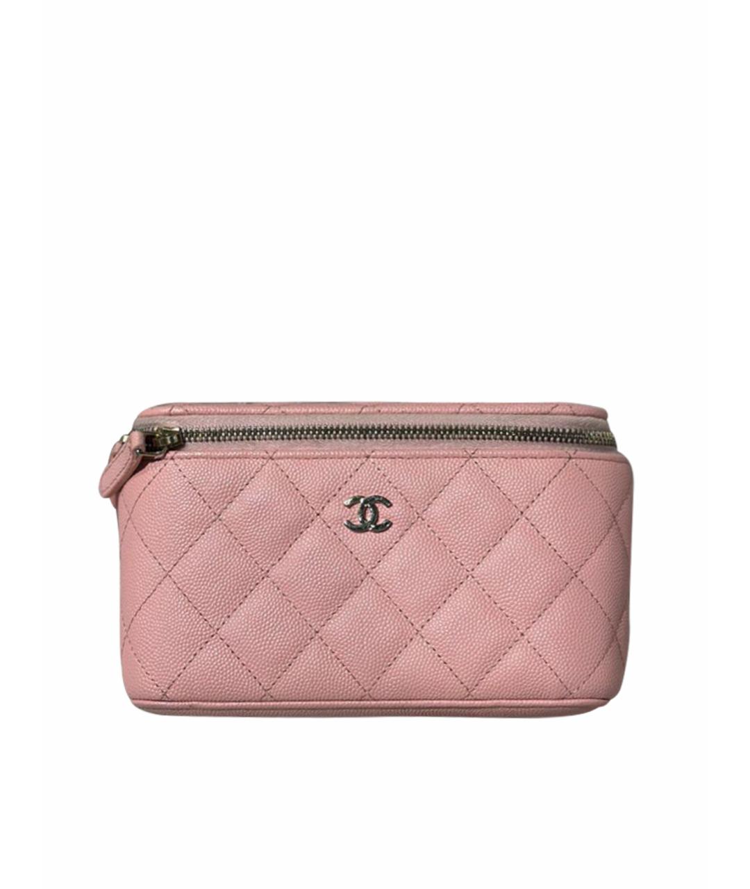 CHANEL PRE-OWNED Розовая кожаная сумка через плечо, фото 1