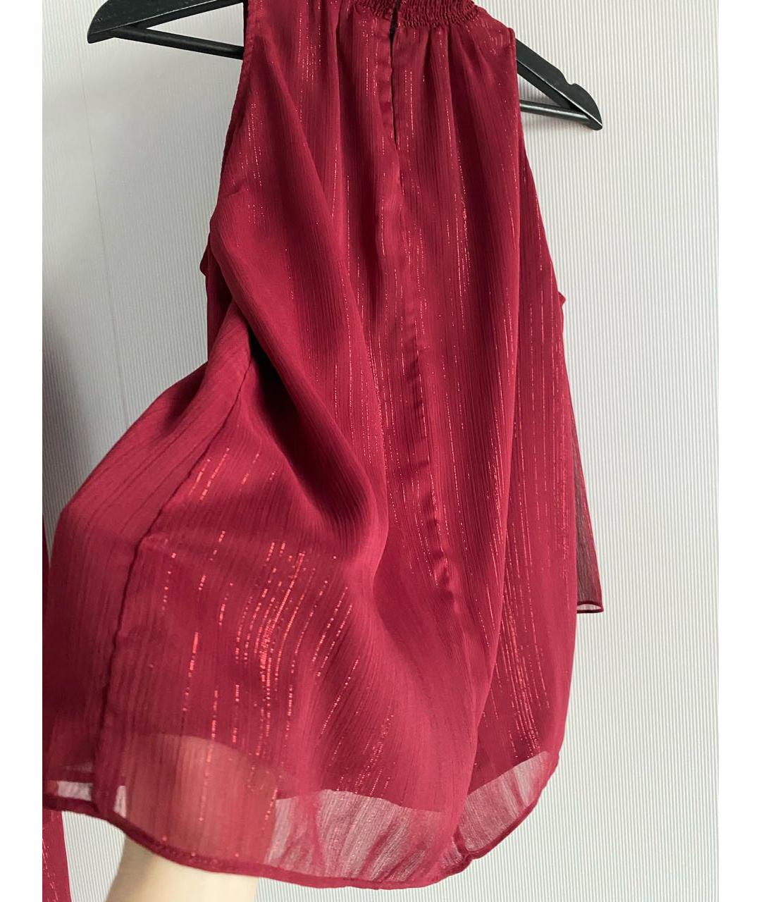 RACHEL ZOE Красная полиэстеровая блузы, фото 7