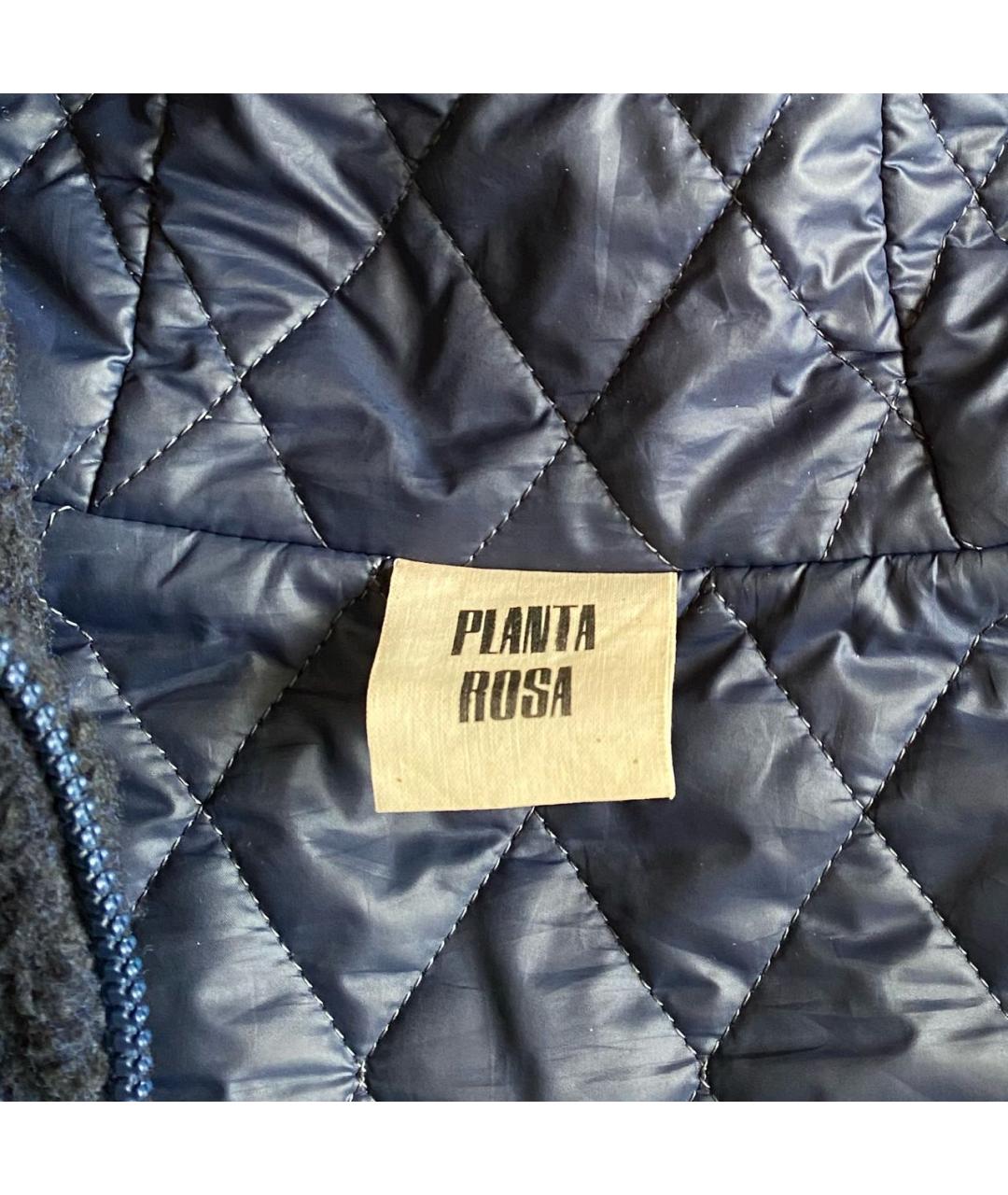 PLANTA ROSA Темно-синяя полиэстеровая куртка, фото 3
