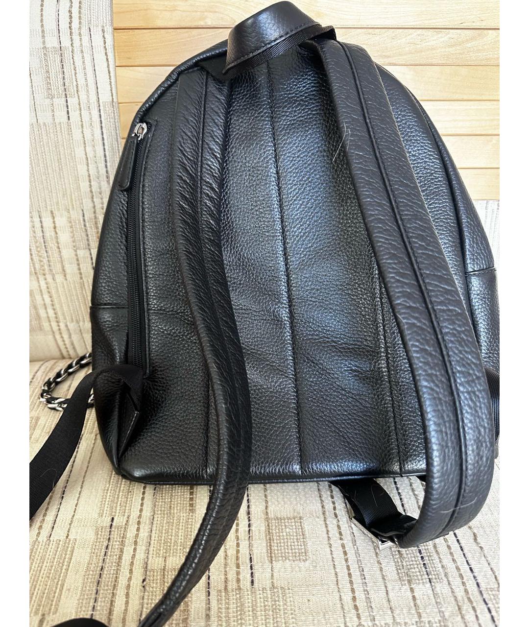 MICHAEL MICHAEL KORS Черный кожаный рюкзак, фото 2