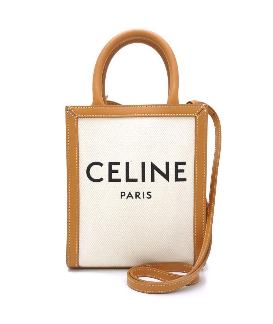 CELINE PRE-OWNED Бежевая сумка через плечо, фото 1