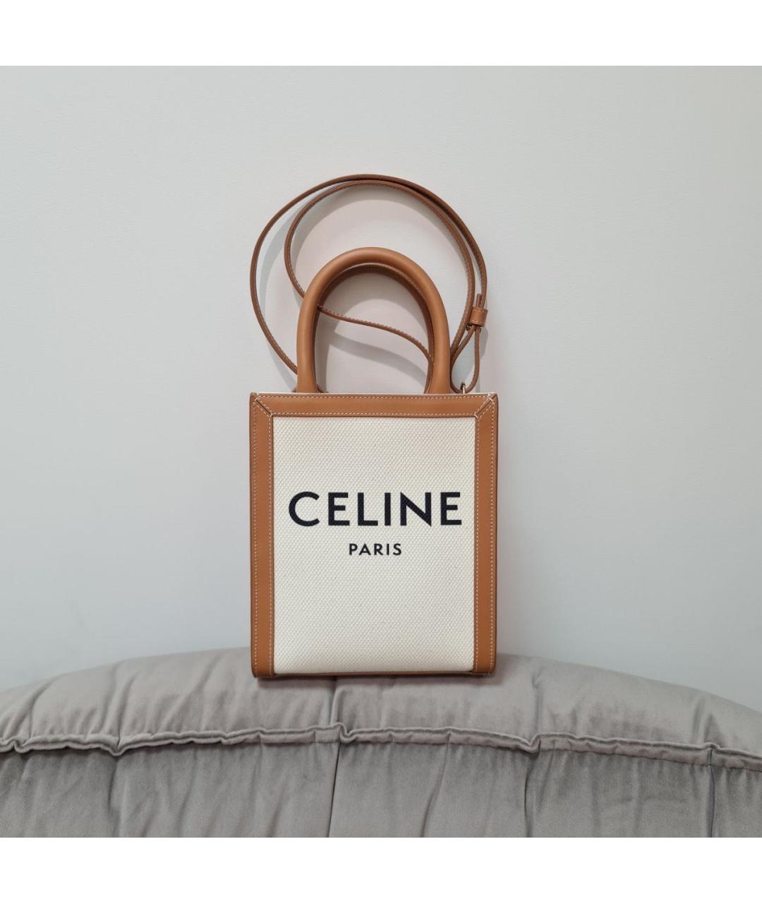 CELINE PRE-OWNED Бежевая сумка через плечо, фото 2