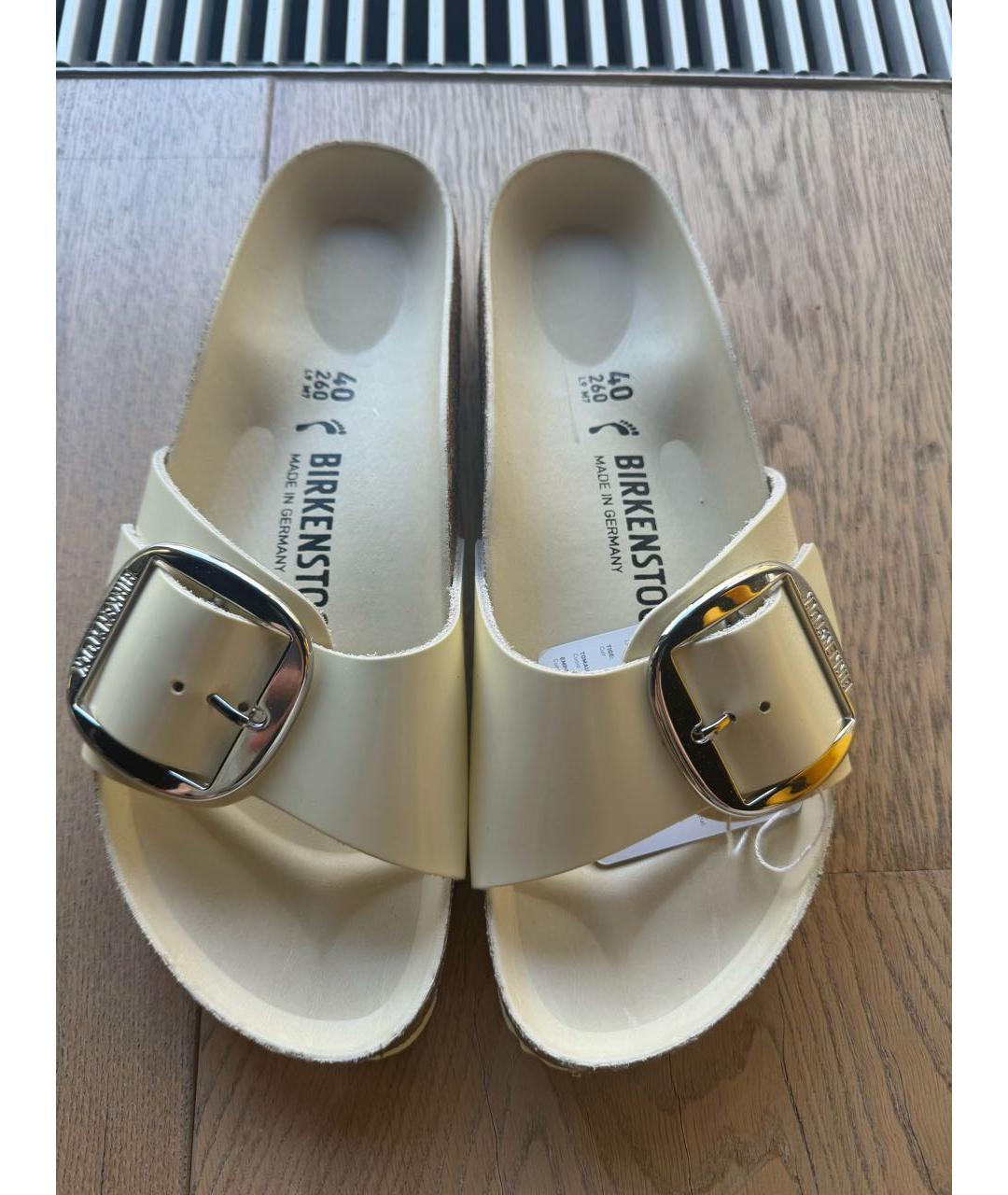 BIRKENSTOCK Кожаные шлепанцы, фото 3