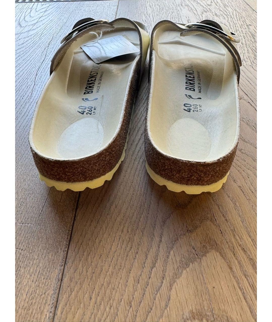 BIRKENSTOCK Кожаные шлепанцы, фото 4