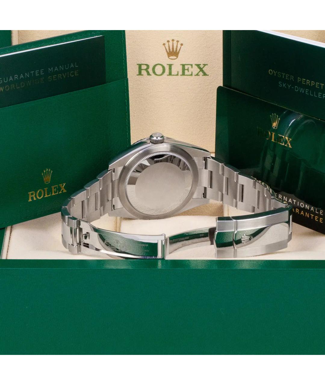 ROLEX Серебряные часы из белого золота, фото 7