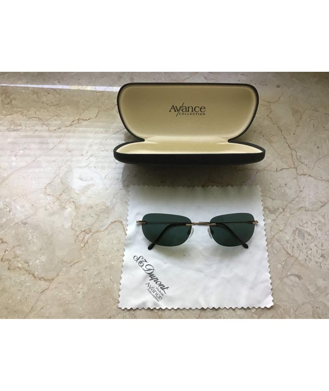 DUPONT Зеленые металлические солнцезащитные очки, фото 6