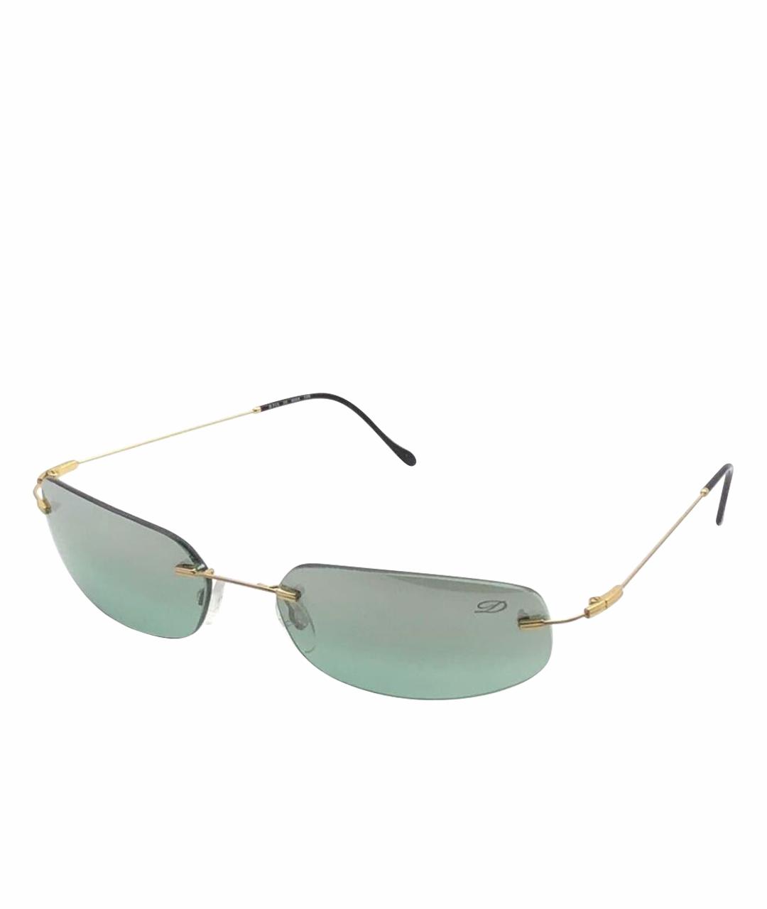 DUPONT Зеленые металлические солнцезащитные очки, фото 1