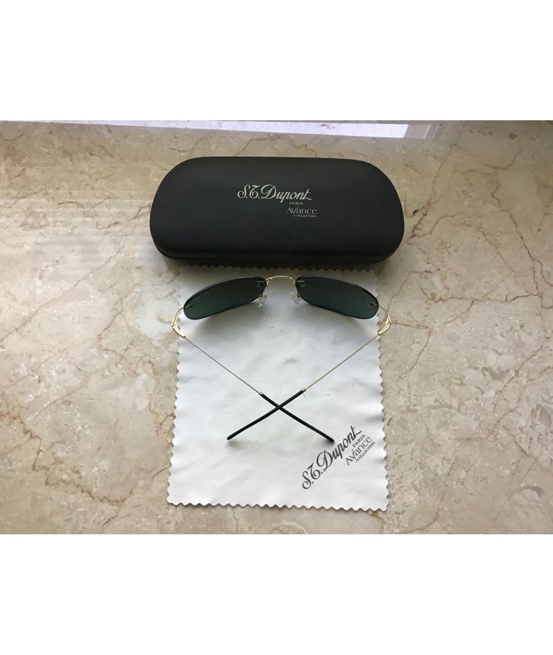 DUPONT Зеленые металлические солнцезащитные очки, фото 5