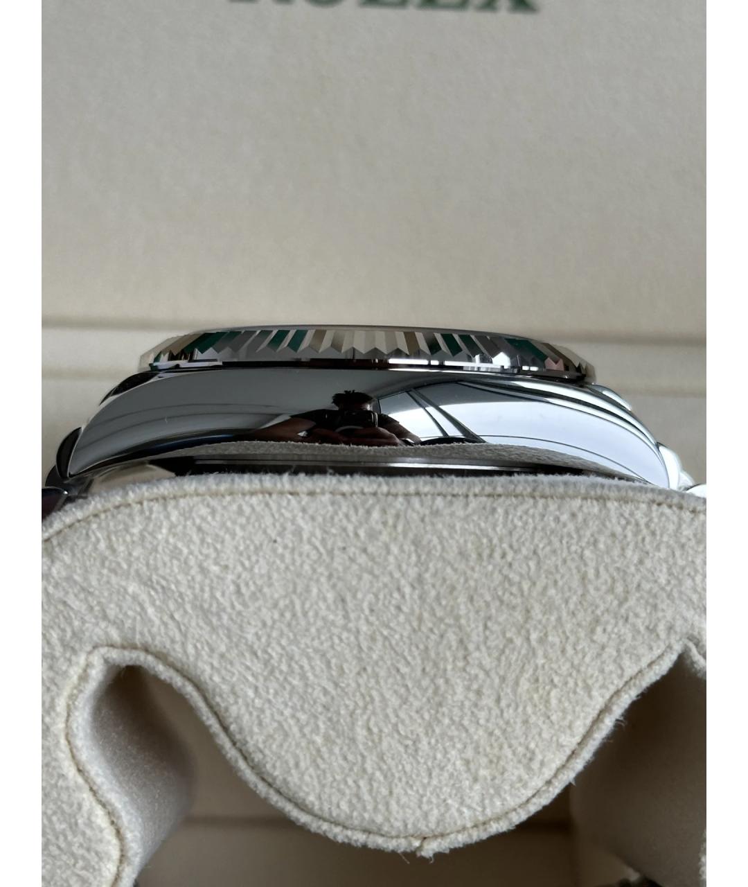 ROLEX Серебряные часы из белого золота, фото 3