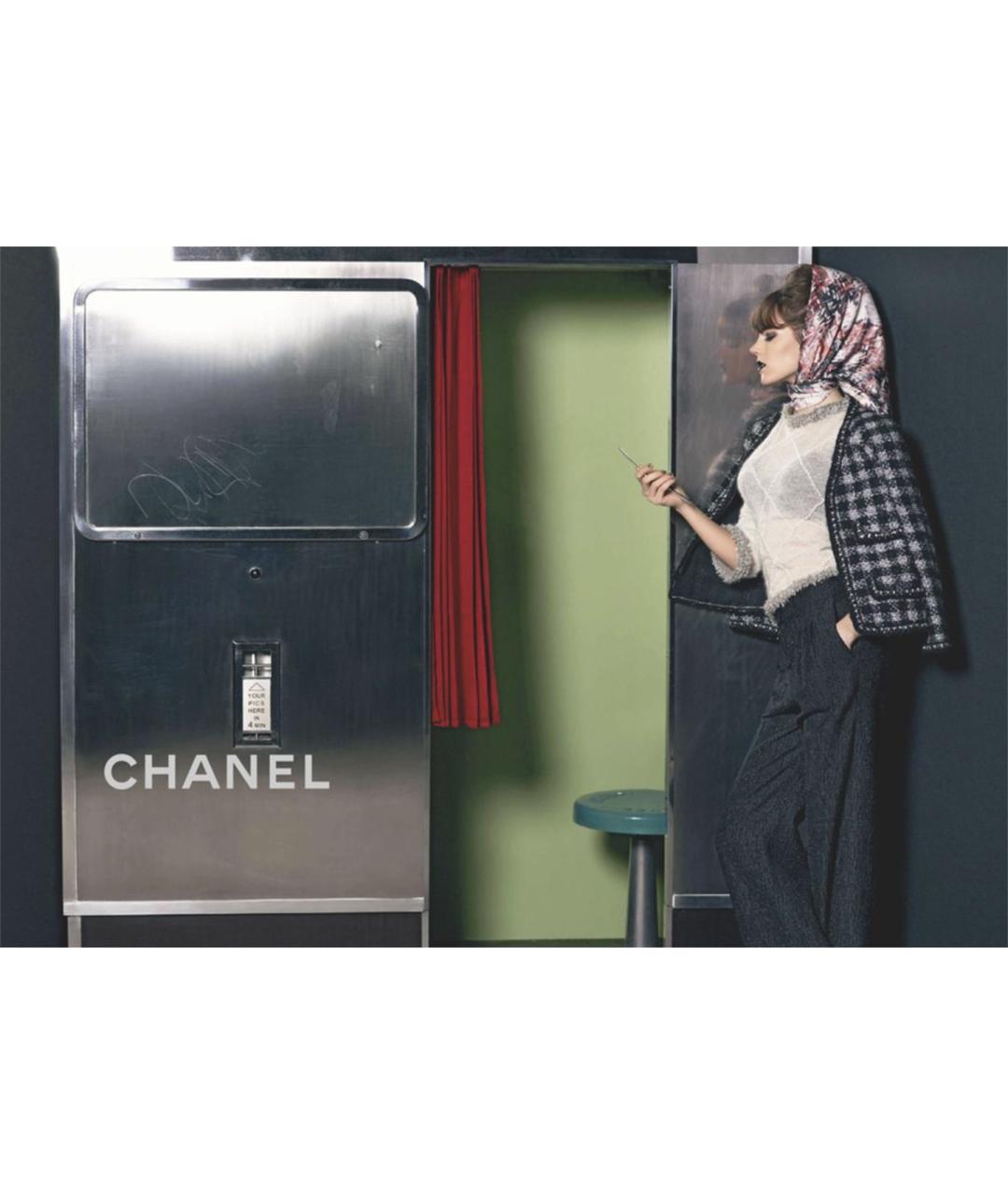 CHANEL PRE-OWNED Черный твидовый костюм с юбками, фото 2