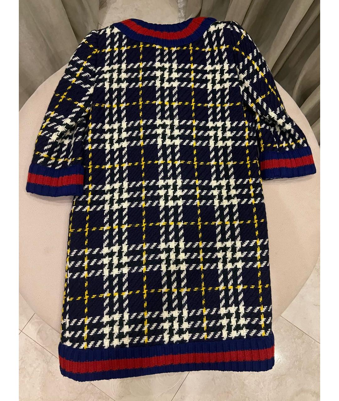 GUCCI Мульти шерстяное пальто, фото 2