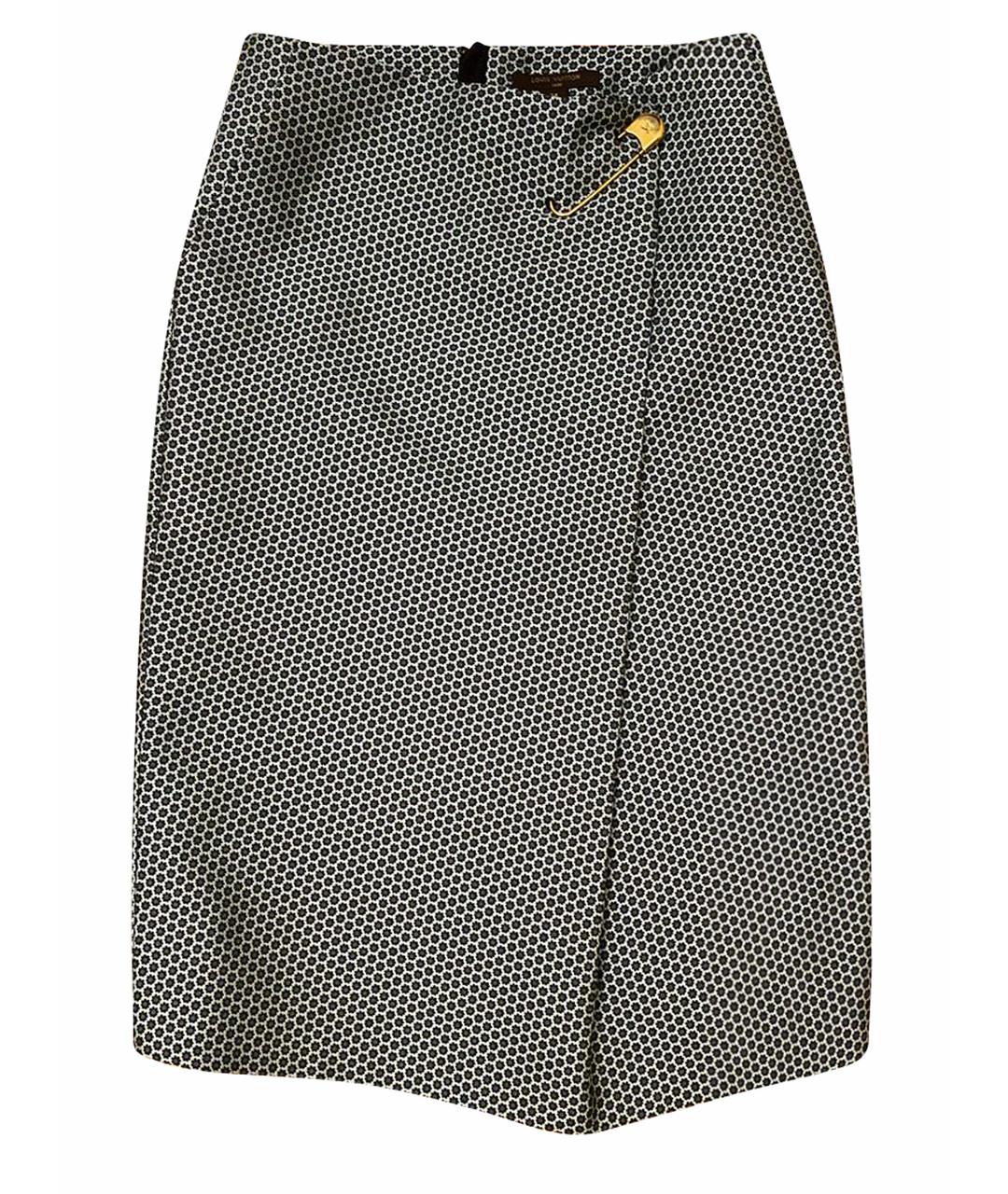 LOUIS VUITTON PRE-OWNED Зеленая вискозная юбка миди, фото 1