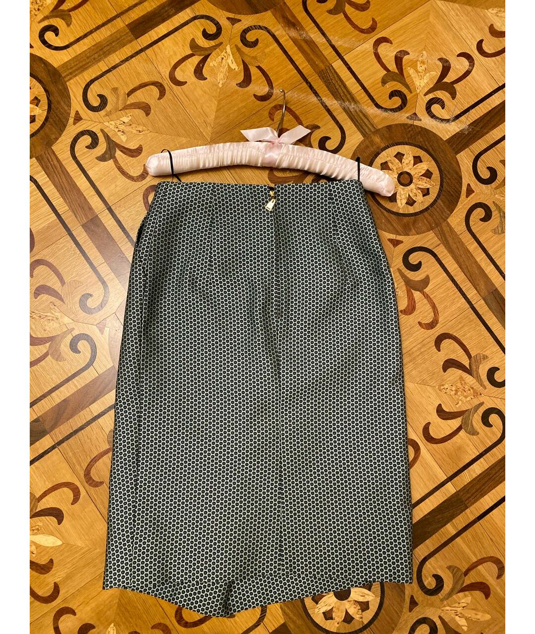 LOUIS VUITTON PRE-OWNED Зеленая вискозная юбка миди, фото 2