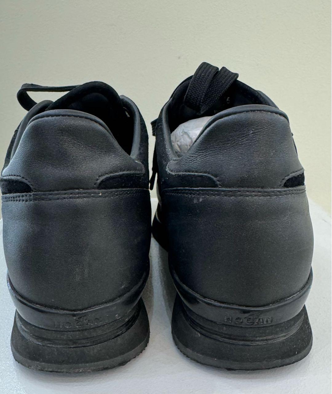 HOGAN Черные текстильные кроссовки, фото 4