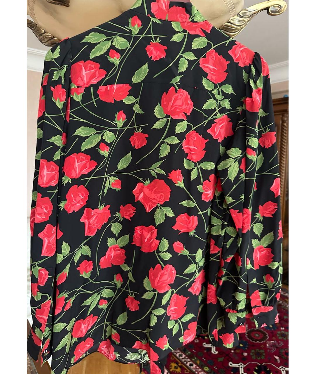 MICHAEL KORS COLLECTION Мульти шелковая блузы, фото 3